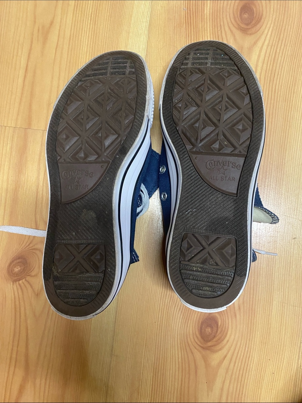 Converse All Star Navy Blue High Tops (W8, M6) - Picture 8 of 8